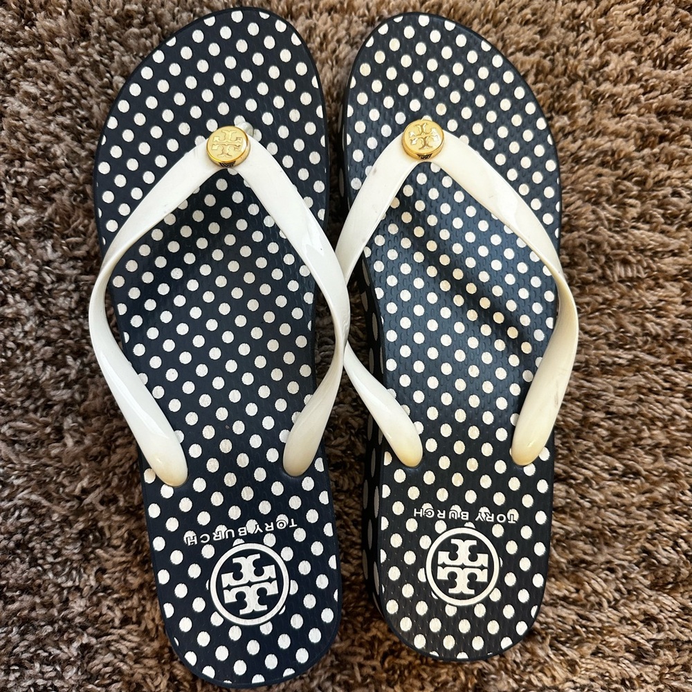 Tory Burch Wedge Flip Flops